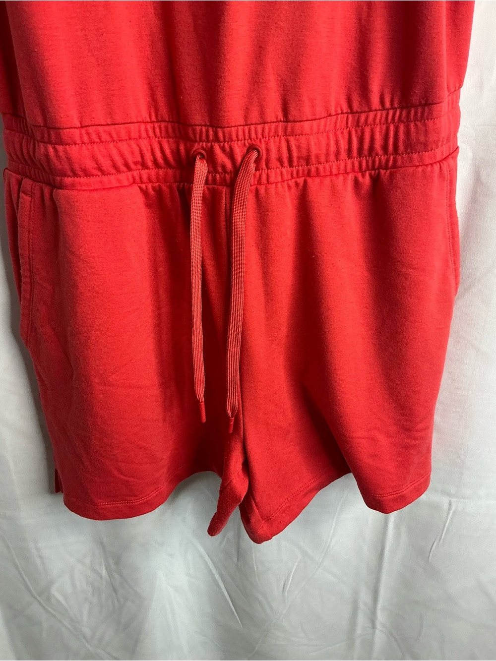 2327 - Lole Red Sleeveless V-Neck Romper - Picture 3 of 10